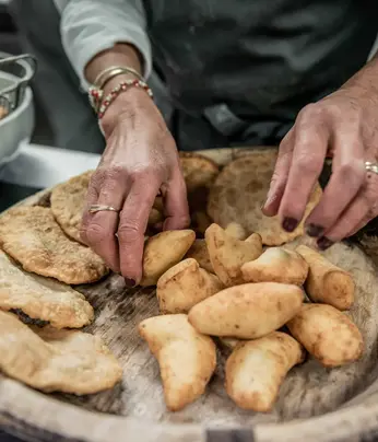 Ladin cuisine specialties Plazores