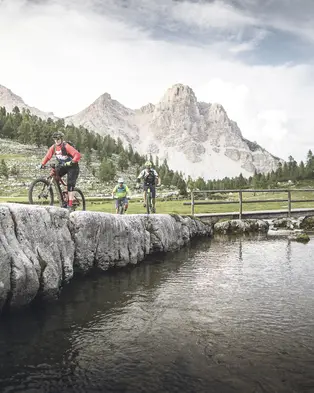 Mountainbiking in the realm of Fanes