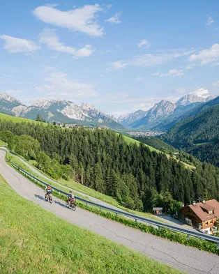 The Passo Furcia by bike